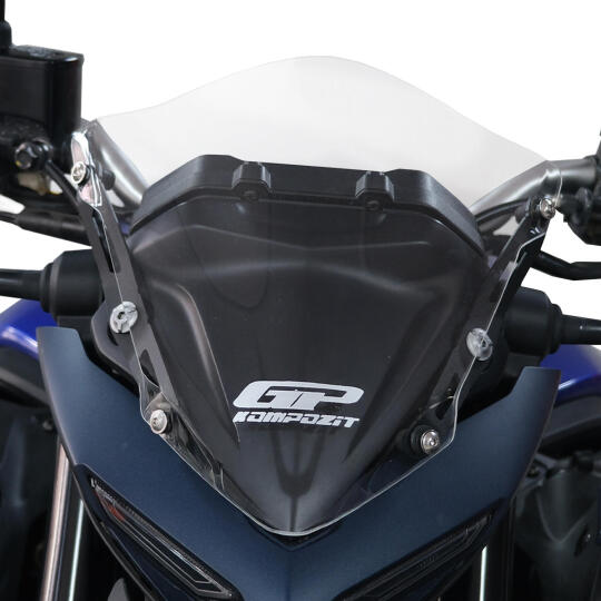 GP Kompozit Yamaha MT-25 2020-2026 Uyumlu Spor Cam Şeffaf (1)