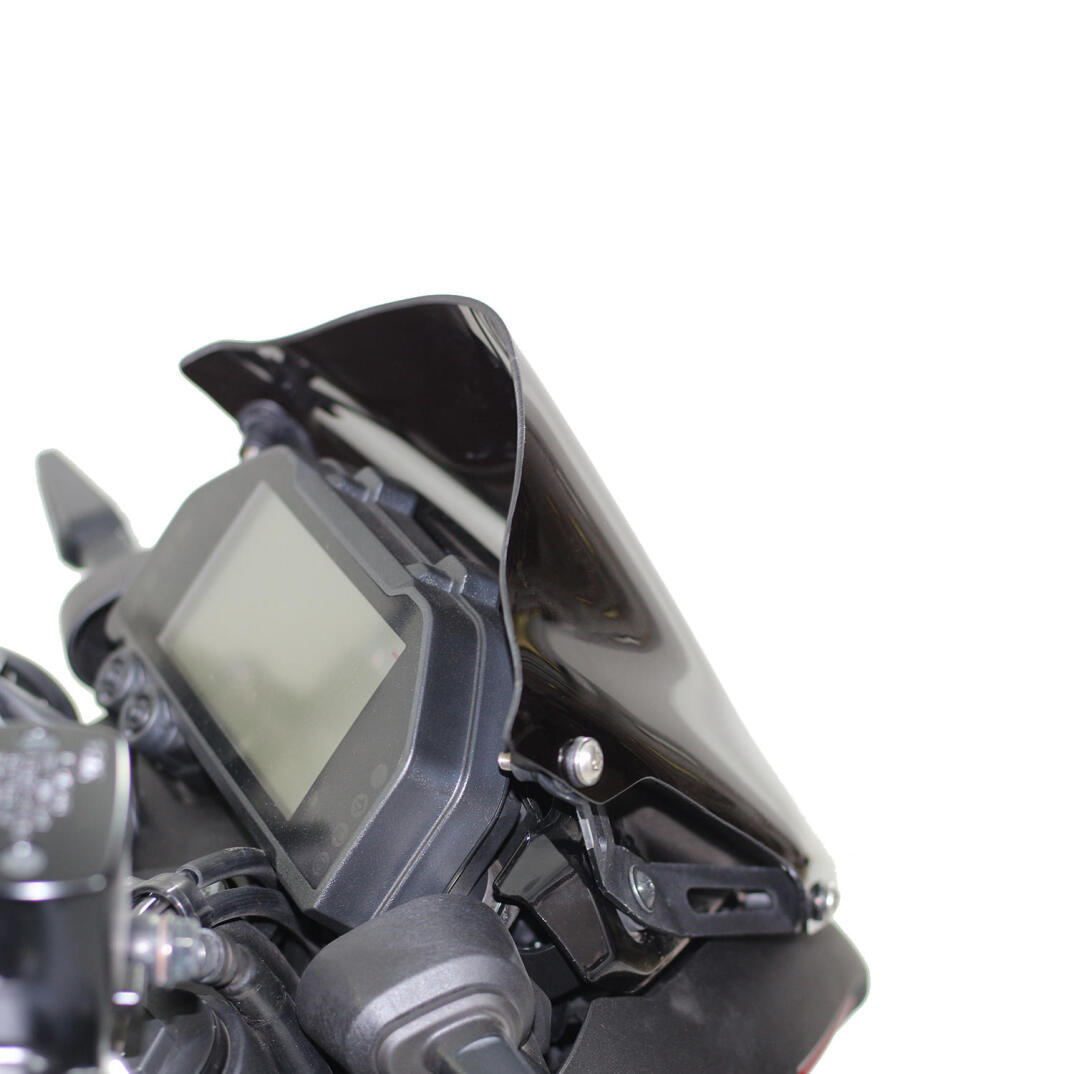 GP Kompozit Yamaha MT-25 2020-2026 Uyumlu Spor Cam Siyah - 4