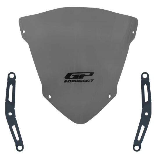 GP Kompozit Yamaha MT-25 2020-2026 Uyumlu Spor Ön Cam Gri