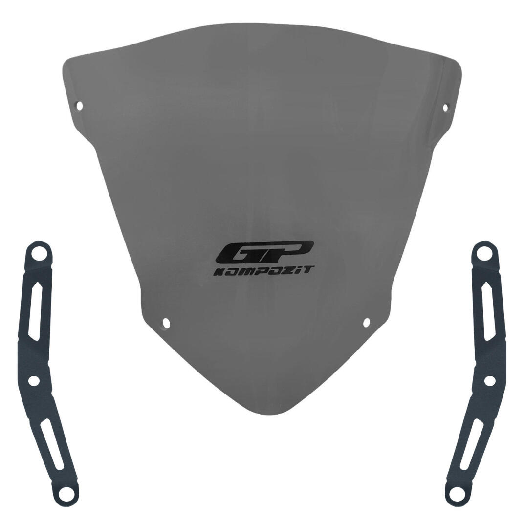 GP Kompozit Yamaha MT-25 2020-2026 Uyumlu Spor Ön Cam Gri - 1