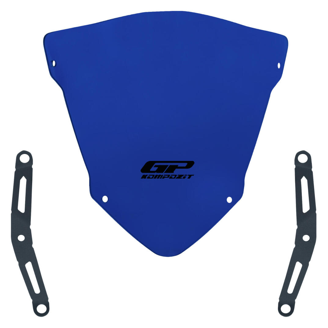 GP Kompozit Yamaha MT-25 2020-2026 Uyumlu Spor Ön Cam Mavi - 1