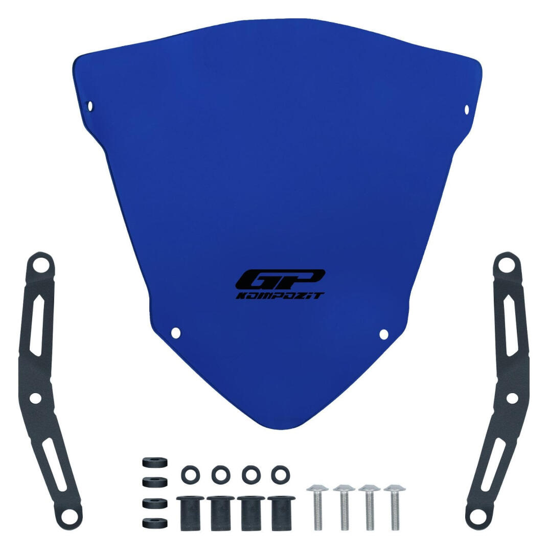 GP Kompozit Yamaha MT-25 2020-2026 Uyumlu Spor Ön Cam Mavi - 4