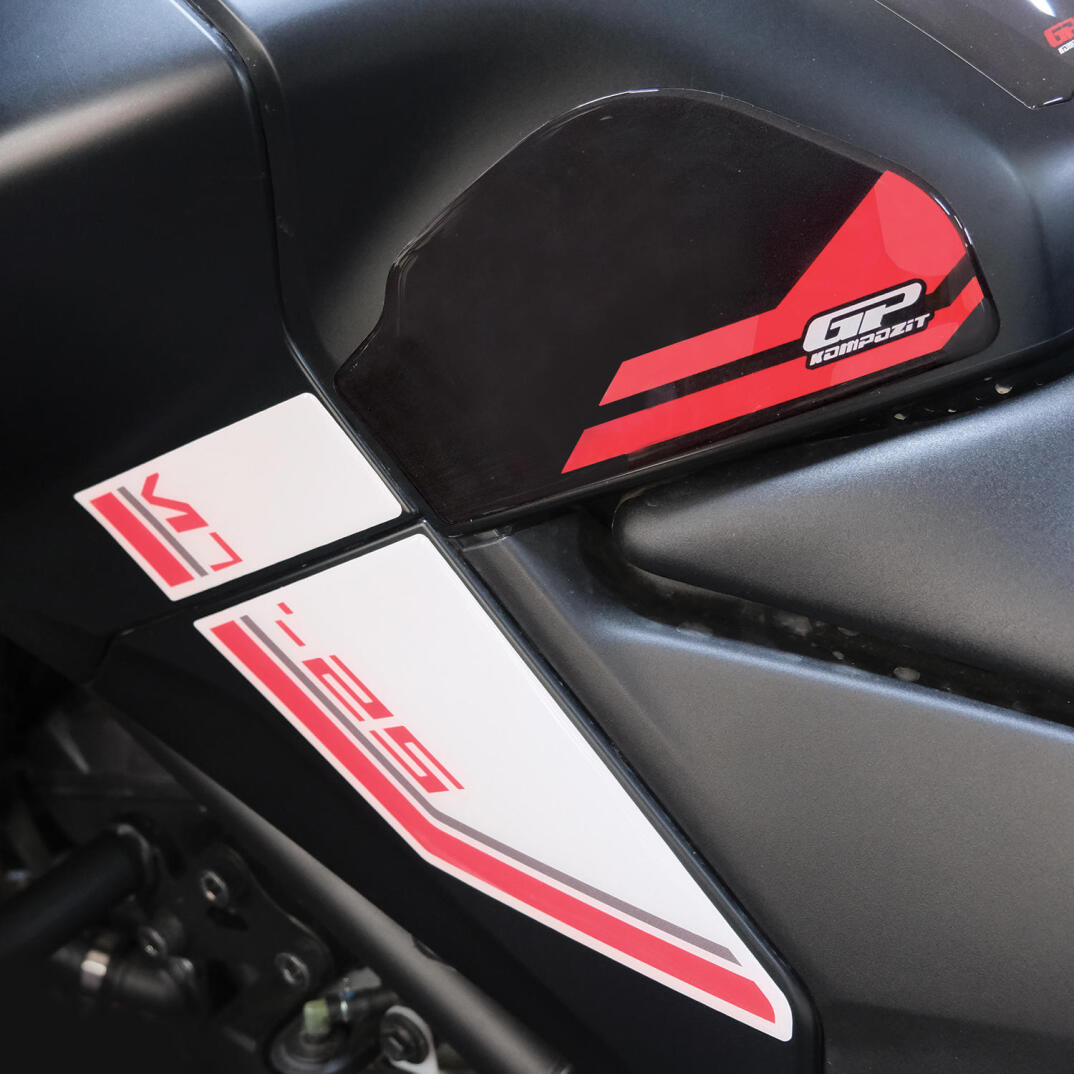 GP Kompozit Yamaha MT-25 2020-2026 Uyumlu Tank Pad Seti Kırmızı - 4
