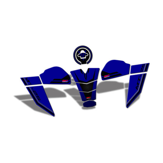 GP Kompozit Yamaha MT-25 2020-2026 Uyumlu Tank Pad Seti Mavi - 5