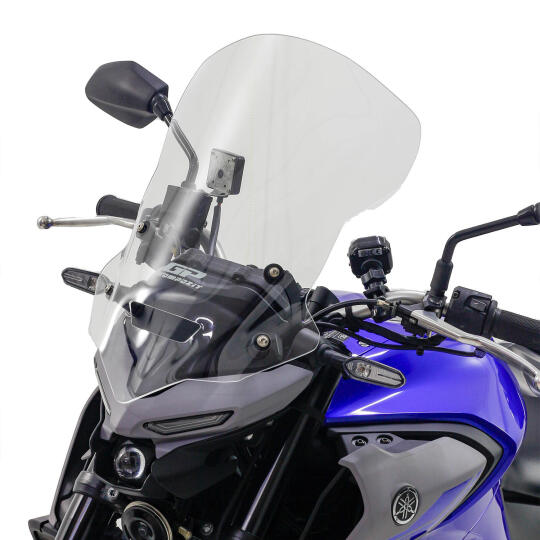 GP Kompozit Yamaha MT-25 2020-2024 Uyumlu Tur Camı Şeffaf (1)