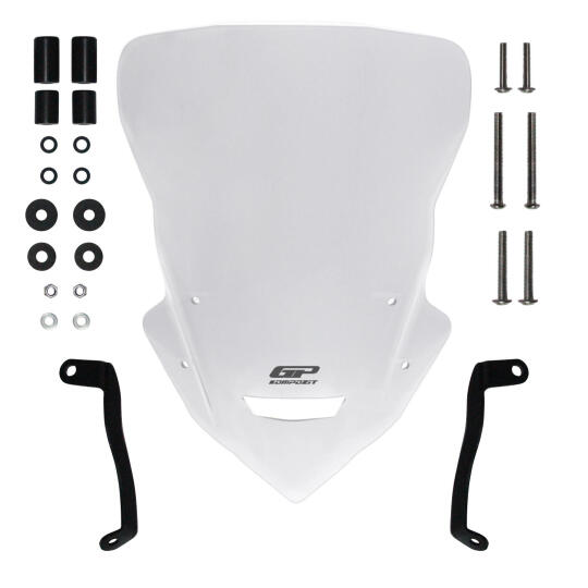 GP Kompozit Yamaha MT-25 2020-2024 Uyumlu Tur Camı Şeffaf - 5