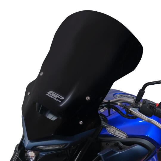 GP Kompozit Yamaha MT-25 2020-2024 Uyumlu Tur Camı Siyah - 4
