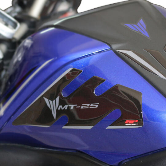 GP Kompozit Yamaha MT-25 Universal Uyumlu Yan Pad Seti Siyah-Gri (1)