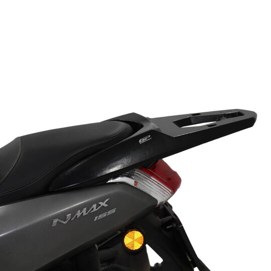 GP Kompozit Yamaha NMAX 125 / 155 2015-2020 Uyumlu Arka Çanta Demiri Siyah (1)