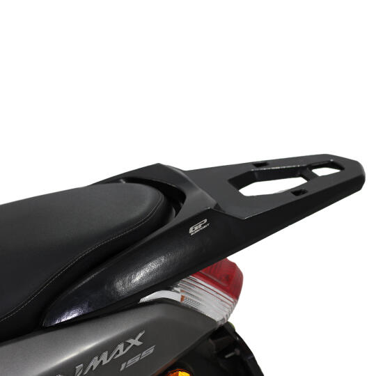 GP Kompozit Yamaha NMAX 125 / 155 2015-2020 Uyumlu Arka Çanta Demiri Siyah - 3