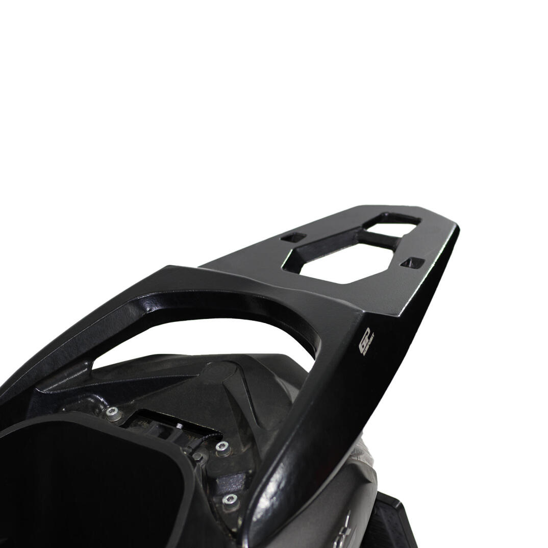 GP Kompozit Yamaha NMAX 125 / 155 2015-2020 Uyumlu Arka Çanta Demiri Siyah - 5