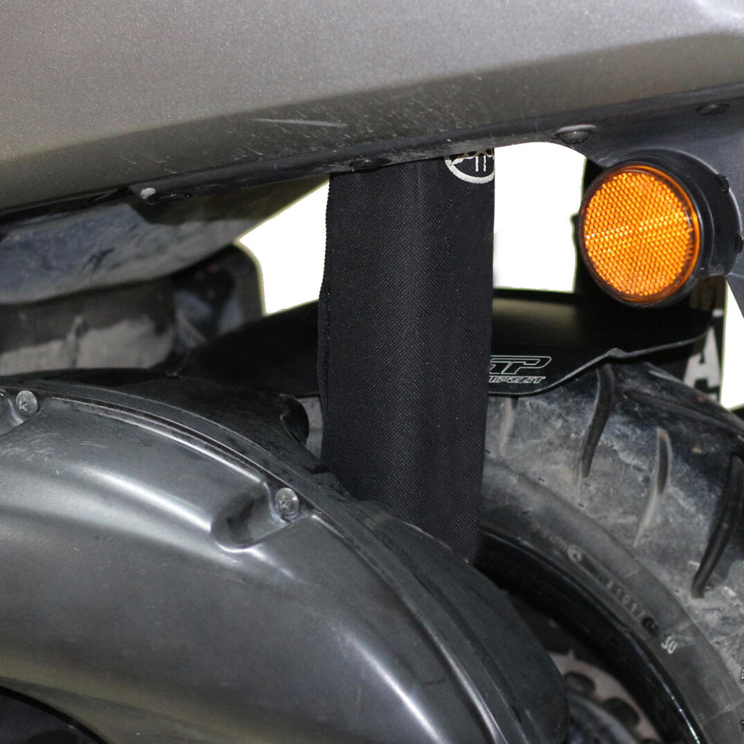 GP Kompozit Yamaha NMAX 125 / 155 2015-2020 Uyumlu Arka Spor Çamurluk Siyah - 5