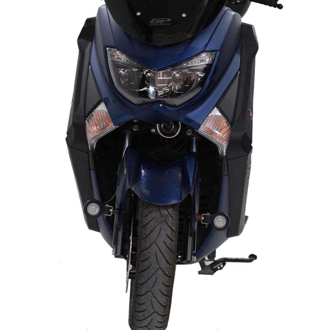 GP Kompozit Yamaha NMAX 125 / 155 2015-2020 Uyumlu Bacak Koruma Siyah - 5