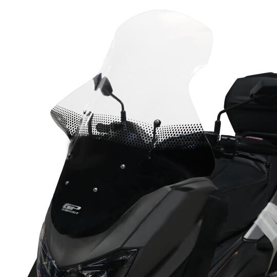 GP Kompozit Yamaha NMAX 125 / 155 2015-2020 Uyumlu Baskılı Elcikli Ön Cam Şeffaf - 3