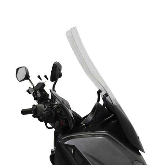 GP Kompozit Yamaha NMAX 125 / 155 2015-2020 Uyumlu Baskılı Ön Tur Camı Füme - 3