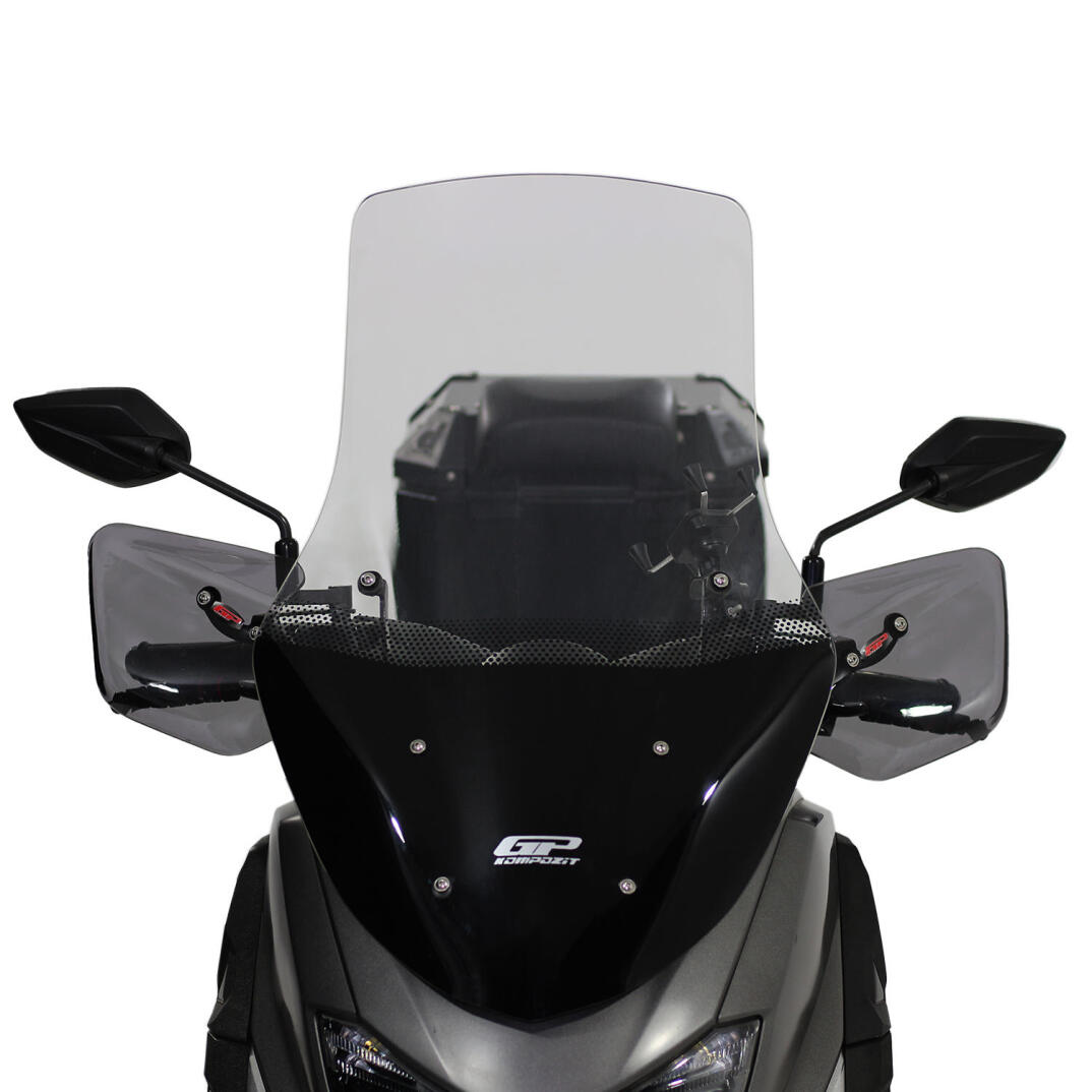 GP Kompozit Yamaha NMAX 125 / 155 2015-2020 Uyumlu Baskılı Ön Tur Camı Şeffaf - 2
