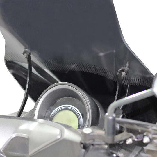GP Kompozit Yamaha NMAX 125 / 155 2015-2020 Uyumlu Baskılı Ön Tur Camı Şeffaf - 4
