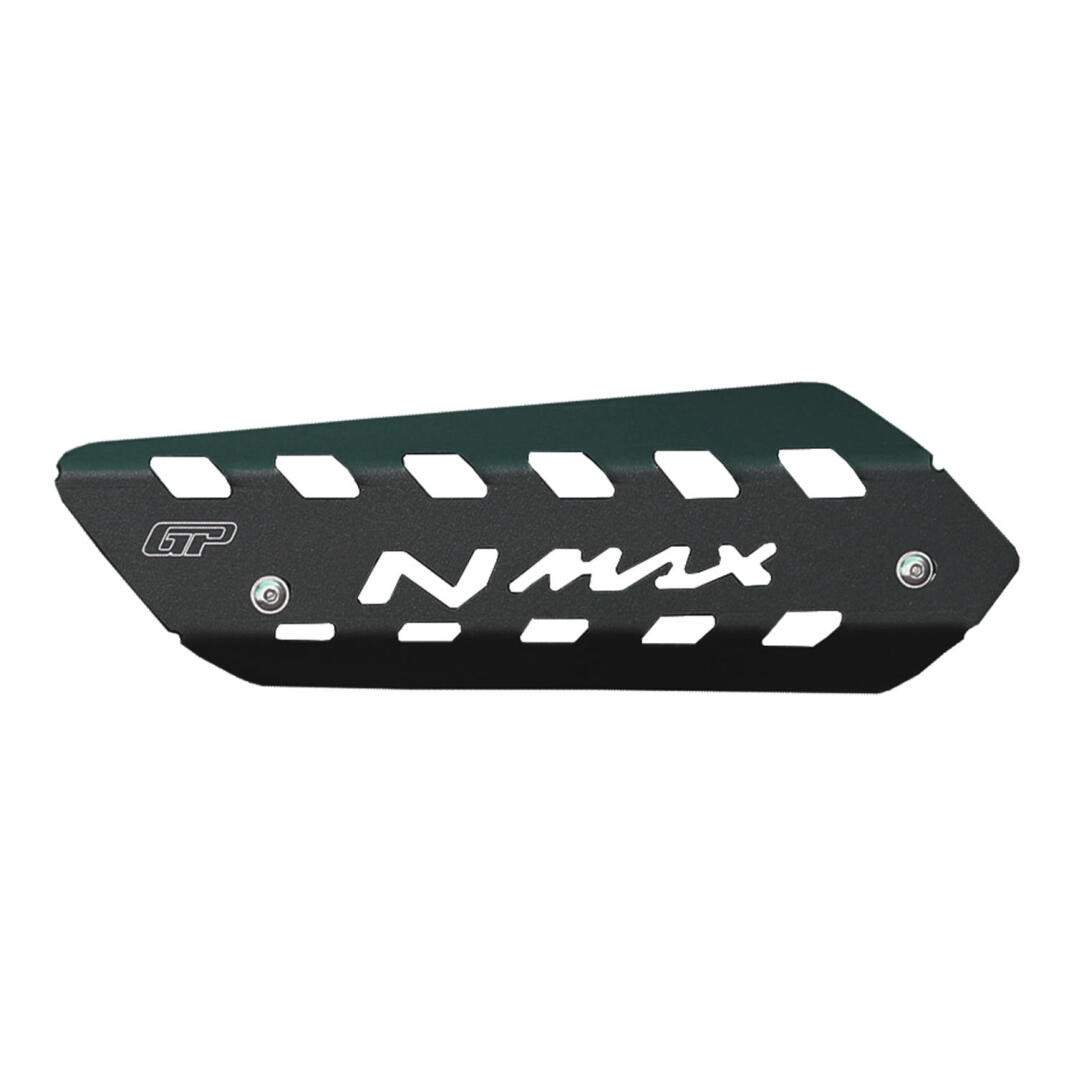 GP Kompozit Yamaha NMAX 125 / 155 2015-2020 Uyumlu Egzoz Koruma Kapağı Siyah - 1