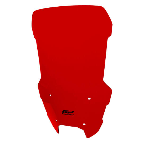 GP Kompozit Yamaha NMAX 125 / 155 2015-2020 Uyumlu Ön Cam Kırmızı (1)