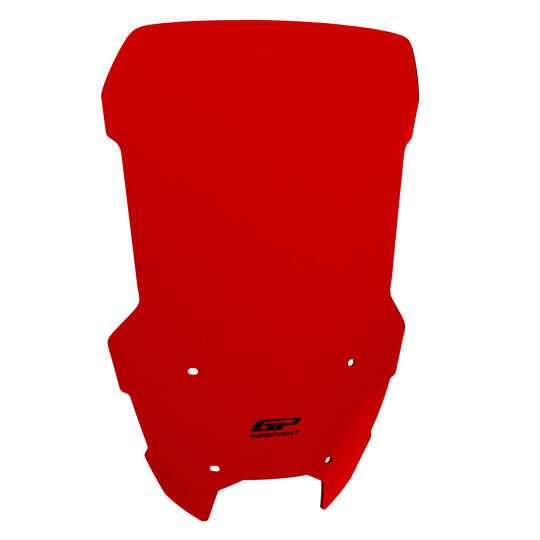 GP Kompozit Yamaha NMAX 125 / 155 2015-2020 Uyumlu Ön Cam Kırmızı - 3