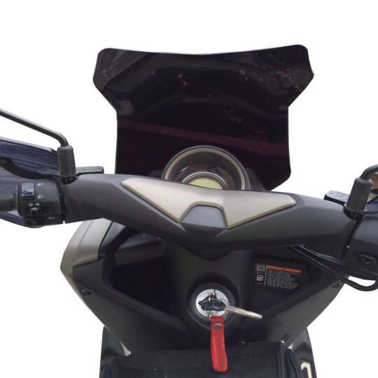 GP Kompozit Yamaha NMAX 125 / 155 2015-2020 Uyumlu Spor Ön Cam Füme - 5