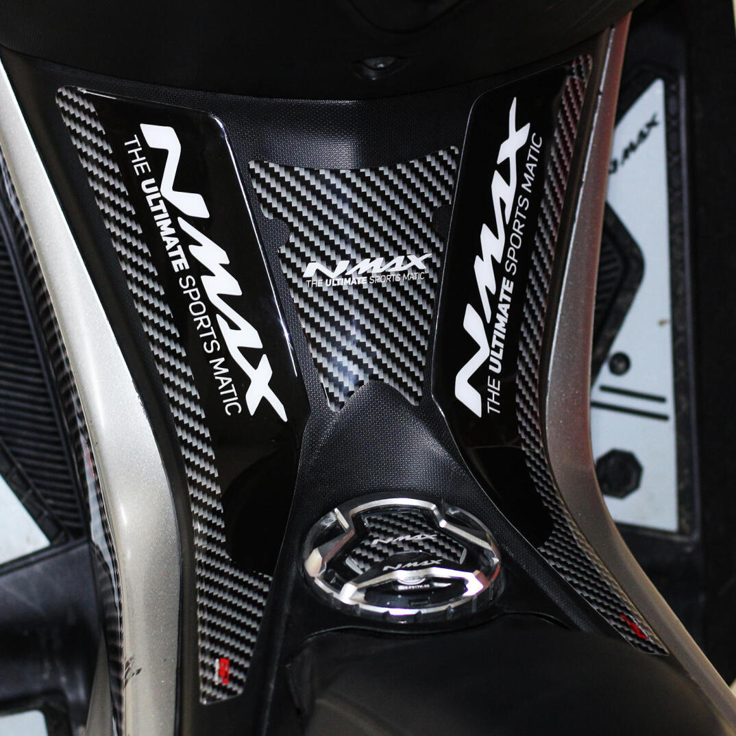GP Kompozit Yamaha NMAX 125 / 155 2015-2020 Uyumlu Tank Pad Siyah-Karbon - 2