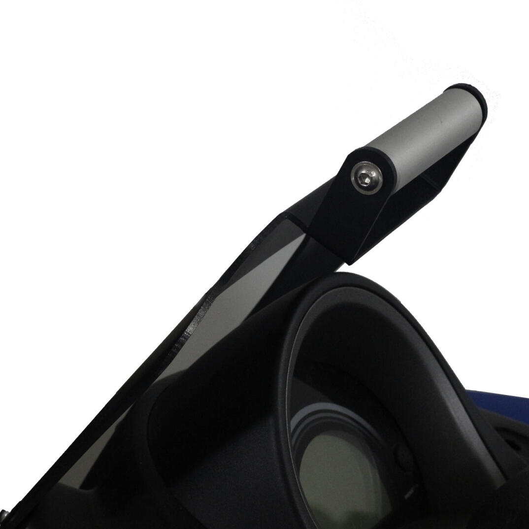 GP Kompozit Yamaha NMAX 125 / 155 2015-2020 Uyumlu Telefon / Navigasyon Tutucu Gri - 4