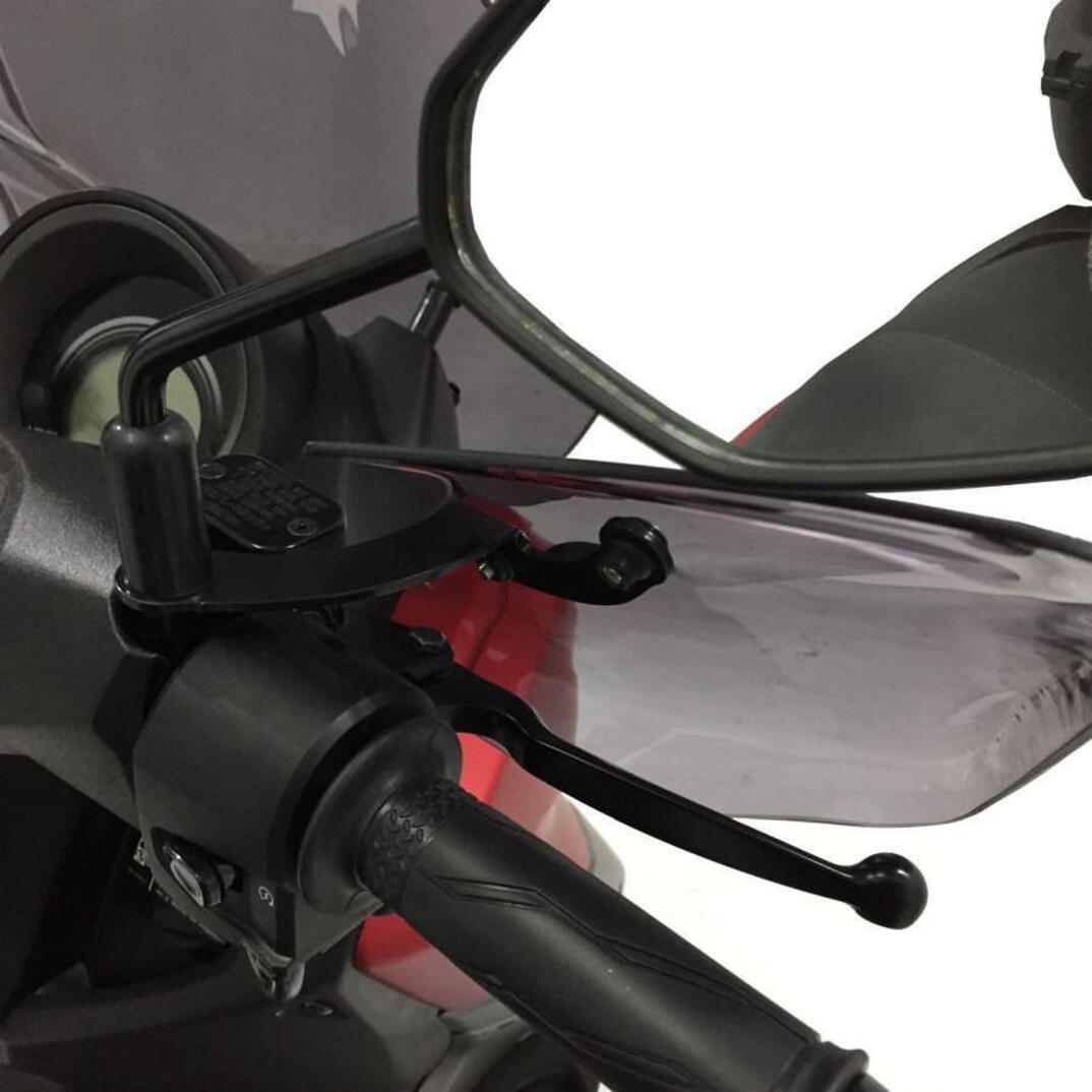 GP Kompozit Yamaha NMAX 125 / 155 2015-2022 Uyumlu Elcik Koruma Siyah - 5