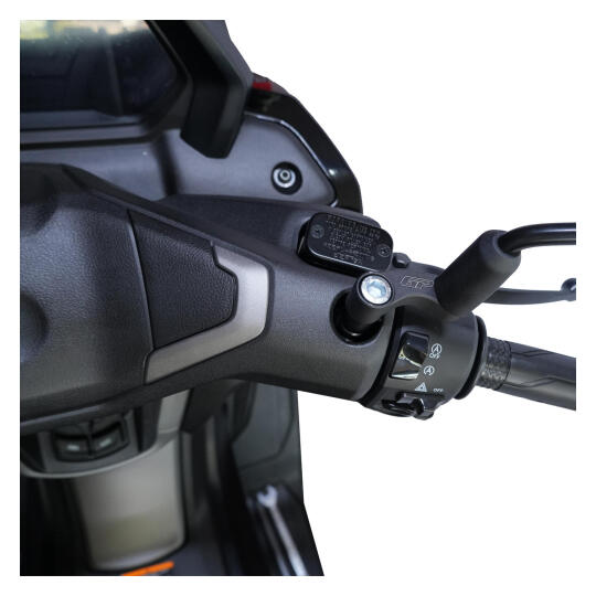 GP Kompozit Yamaha NMAX 125 / 155 2015-2026 Uyumlu Ayna Genişletme Siyah - 4