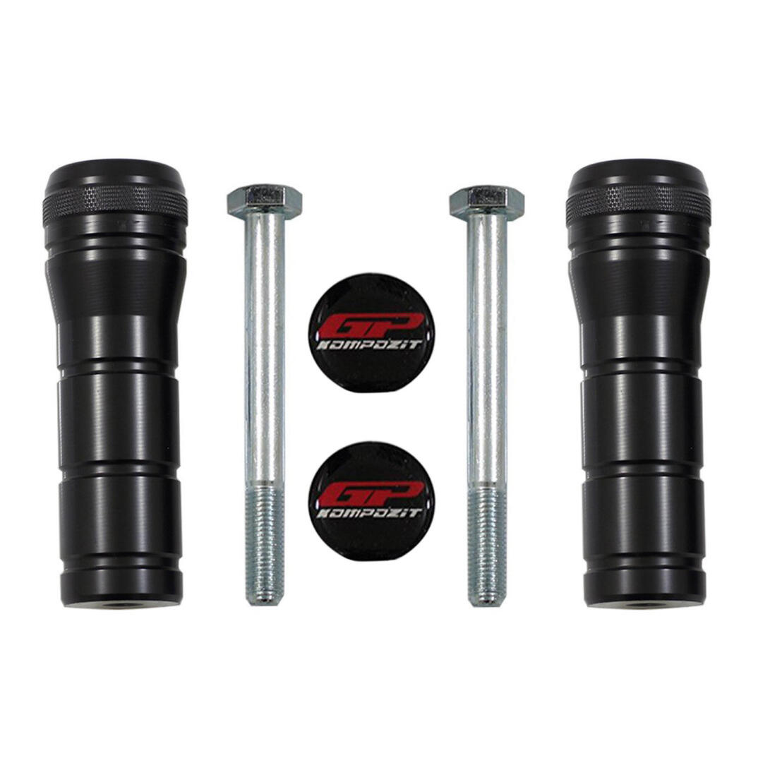 GP Kompozit Yamaha NMAX 125 / 155 2015-2026 Uyumlu Egzoz Koruma Takozu Siyah - 1