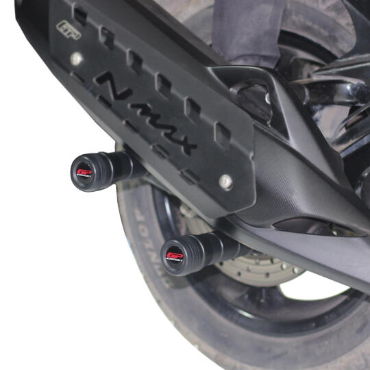 GP Kompozit Yamaha NMAX 125 / 155 2015-2026 Uyumlu Egzoz Koruma Takozu Siyah - 3