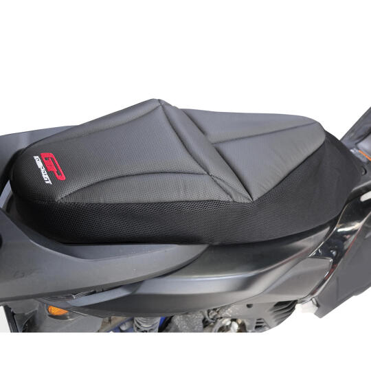 GP Kompozit Yamaha NMAX 125 / 155 2015-2026 Uyumlu Fileli Motosiklet Konfor Sele Kılıfı Siyah - 3