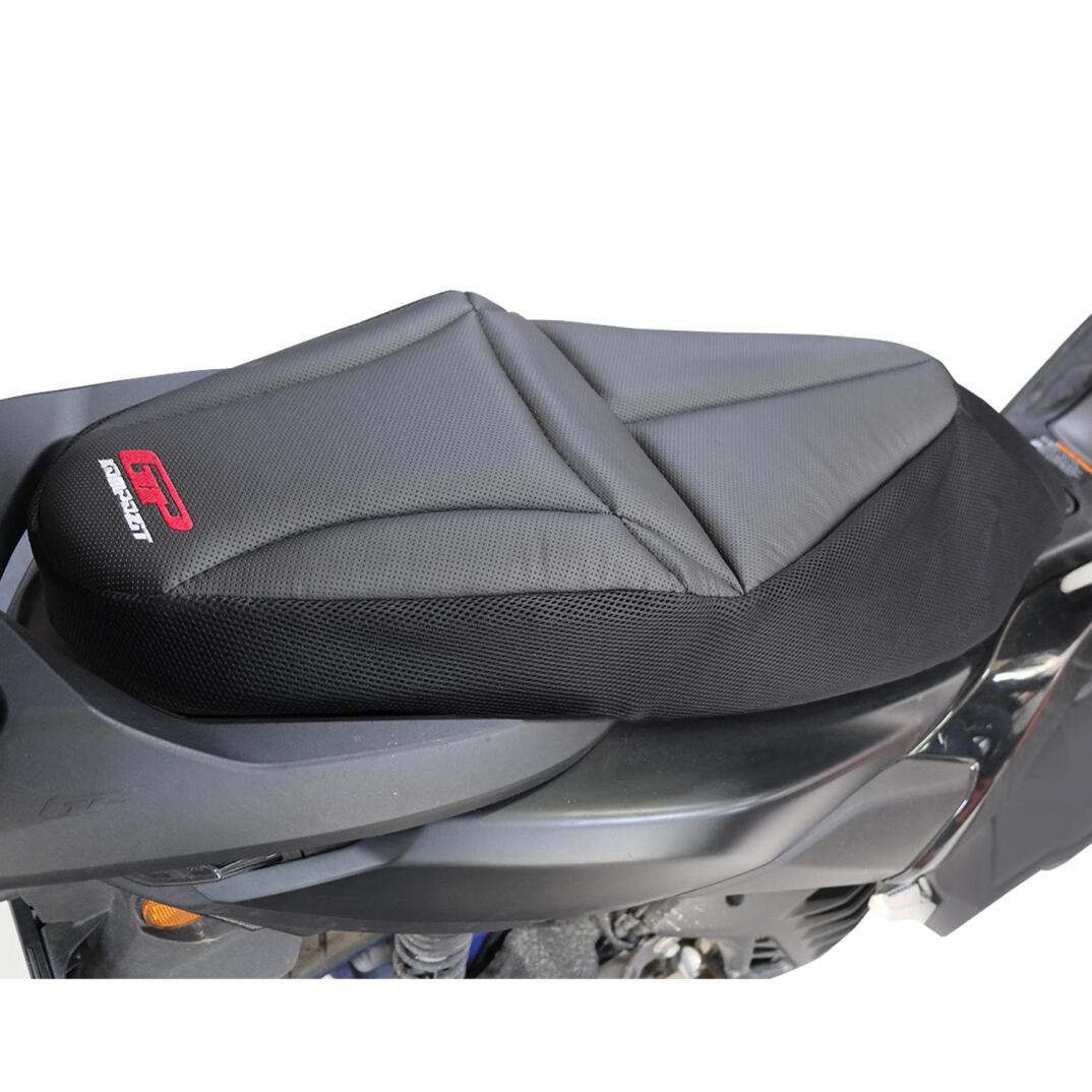 GP Kompozit Yamaha NMAX 125 / 155 2015-2026 Uyumlu Fileli Motosiklet Konfor Sele Kılıfı Siyah - 3