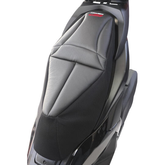 GP Kompozit Yamaha NMAX 125 / 155 2015-2026 Uyumlu Fileli Motosiklet Konfor Sele Kılıfı Siyah - 4
