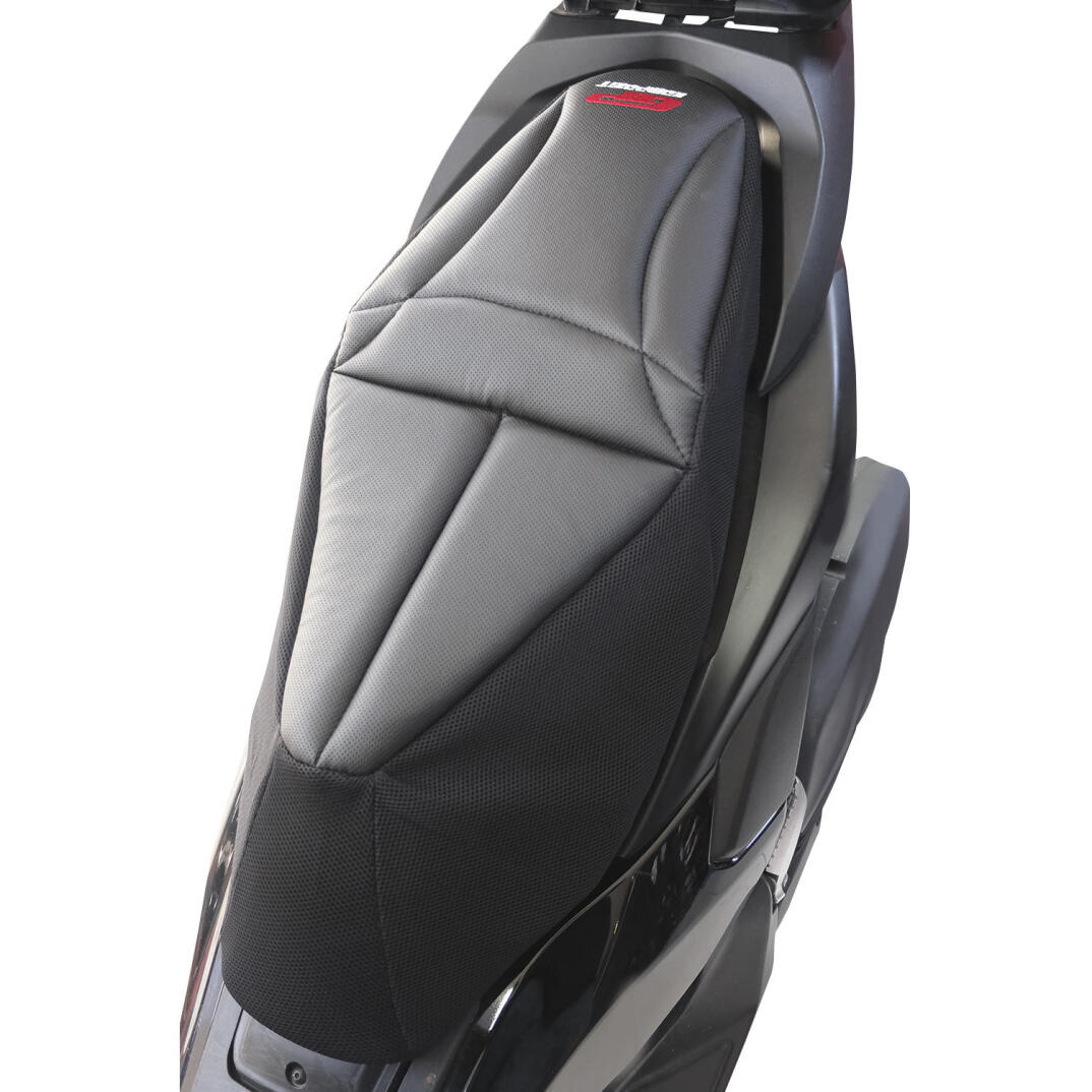 GP Kompozit Yamaha NMAX 125 / 155 2015-2026 Uyumlu Fileli Motosiklet Konfor Sele Kılıfı Siyah - 4