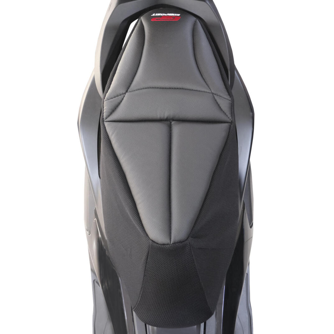 GP Kompozit Yamaha NMAX 125 / 155 2015-2026 Uyumlu Fileli Motosiklet Konfor Sele Kılıfı Siyah - 5