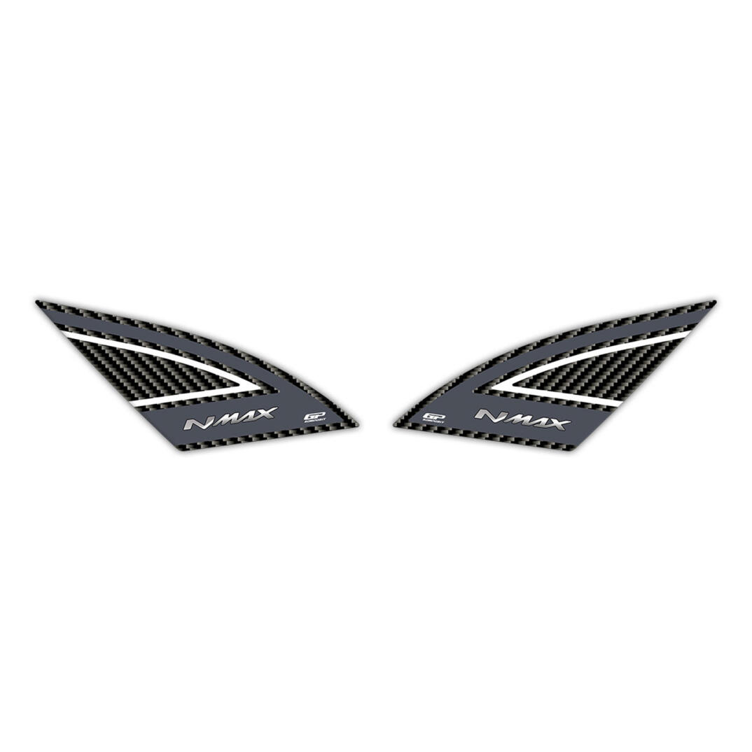 GP Kompozit Yamaha NMAX 125 / 155 2021-2024 Uyumlu Artçı Ayak Pad Gri - 1