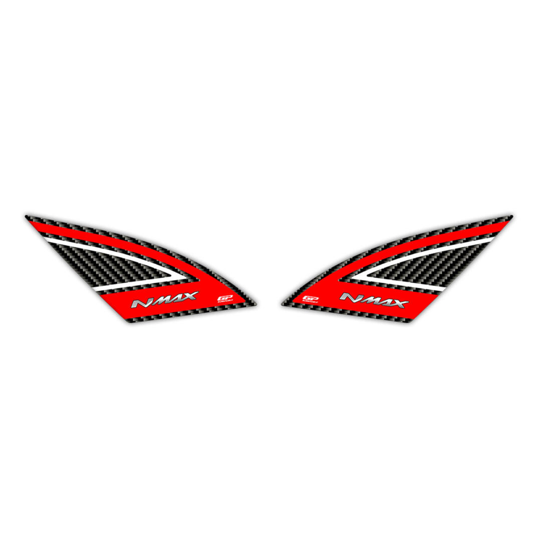 GP Kompozit Yamaha NMAX 125 / 155 2021-2024 Uyumlu Artçı Ayak Pad Kırmızı - 1