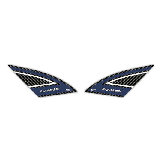 GP Kompozit Yamaha NMAX 125 / 155 2021-2024 Uyumlu Artçı Ayak Pad Mavi 
