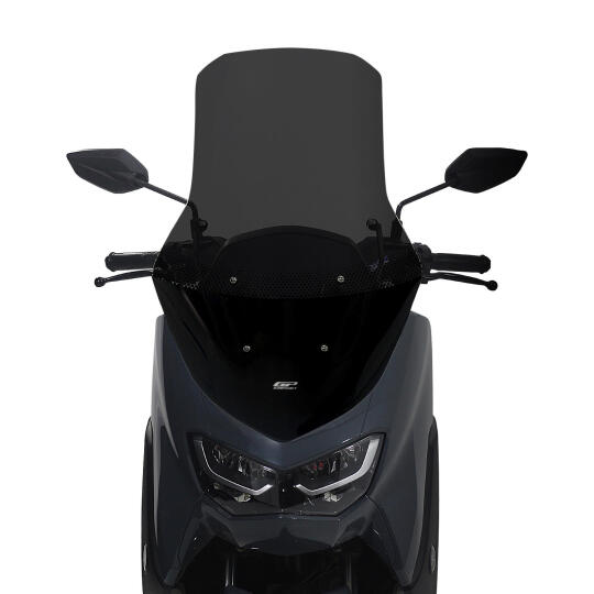 GP Kompozit Yamaha NMAX 125 / 155 2021-2024 Uyumlu Ayaklı Tur Camı Füme (1)