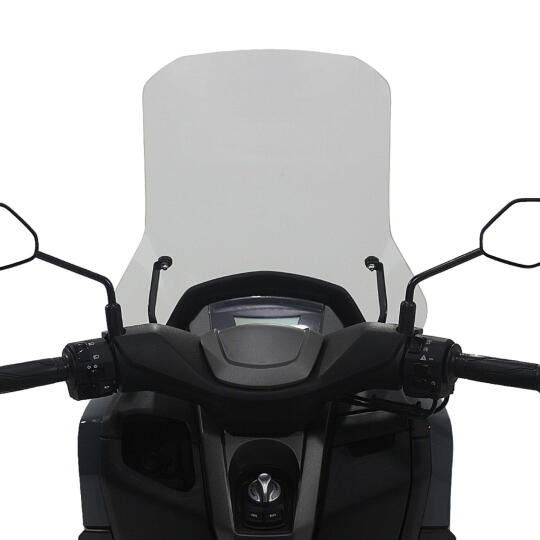 GP Kompozit Yamaha NMAX 125 / 155 2021-2024 Uyumlu Ayaklı Tur Camı Şeffaf - 3