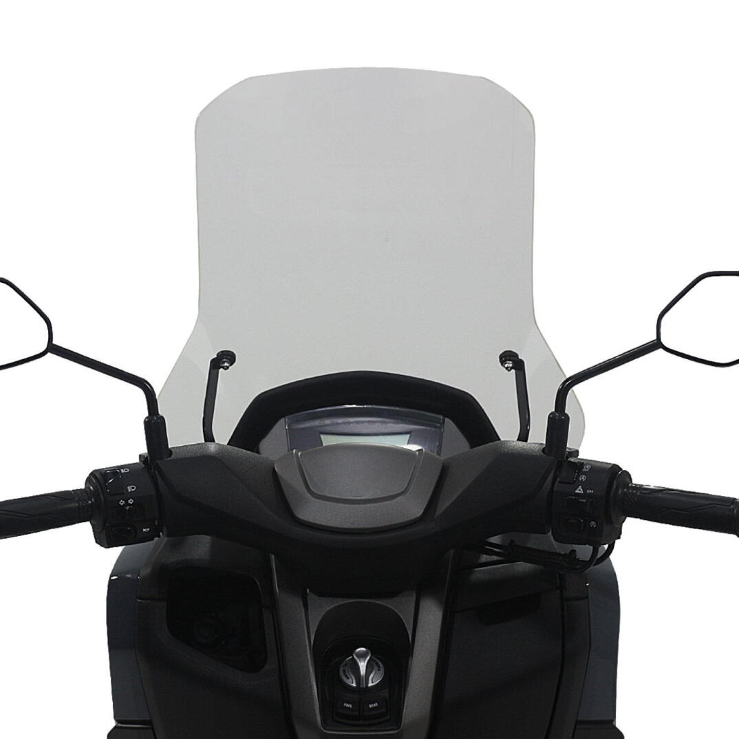 GP Kompozit Yamaha NMAX 125 / 155 2021-2024 Uyumlu Ayaklı Tur Camı Şeffaf - 3