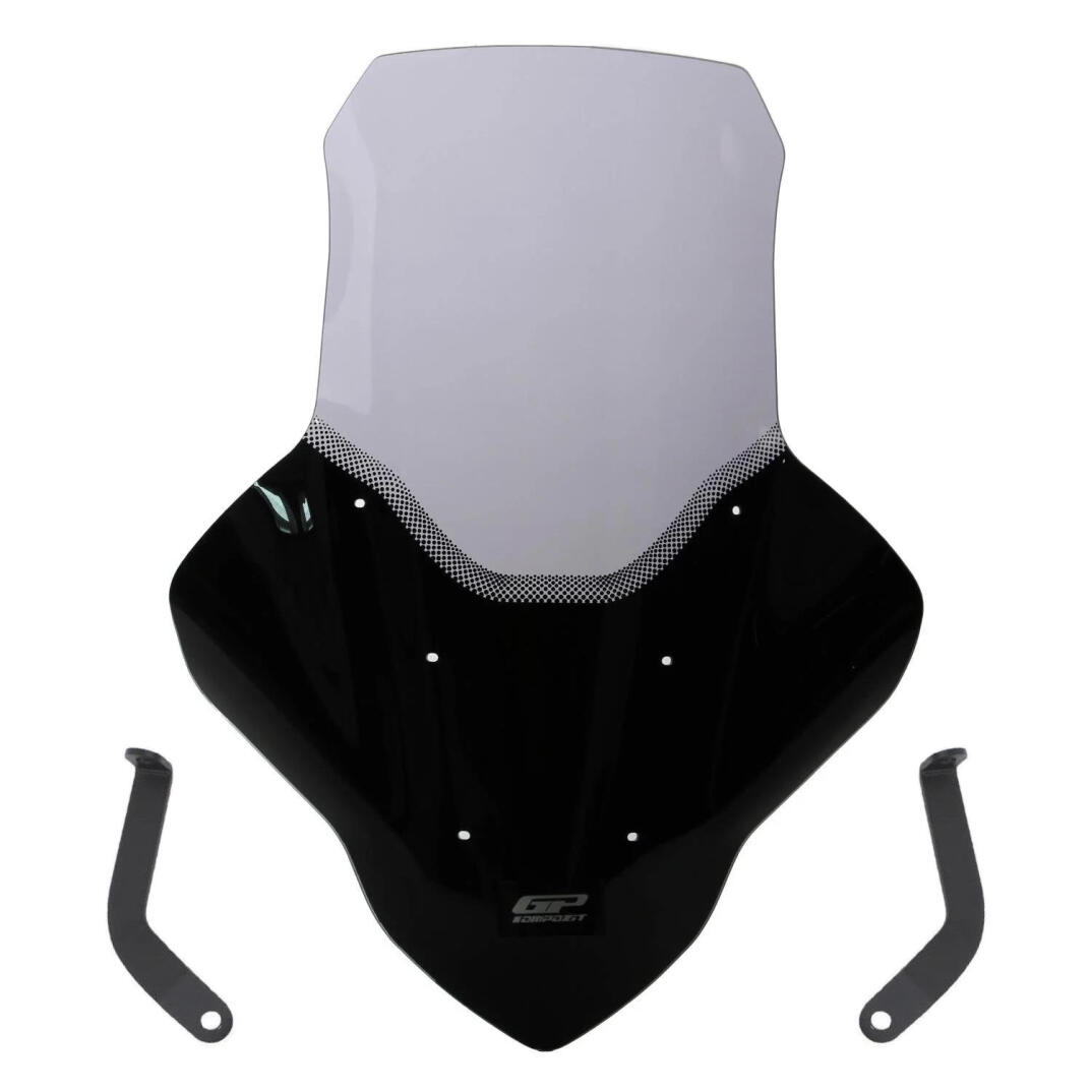 GP Kompozit Yamaha NMAX 125 / 155 2021-2024 Uyumlu Elcikli Tur Camı Füme - 1