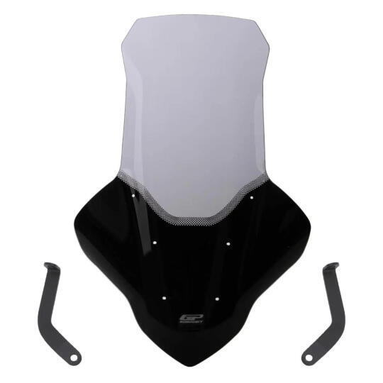 GP Kompozit Yamaha NMAX 125 / 155 2021-2024 Uyumlu Elcikli Uzun Tur Camı Füme - 6