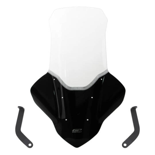 GP Kompozit Yamaha NMAX 125 / 155 2021-2024 Uyumlu Elcikli Uzun Tur Camı Şeffaf - 6