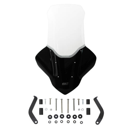 GP Kompozit Yamaha NMAX 125 / 155 2021-2024 Uyumlu Elcikli Uzun Tur Camı Şeffaf - 7