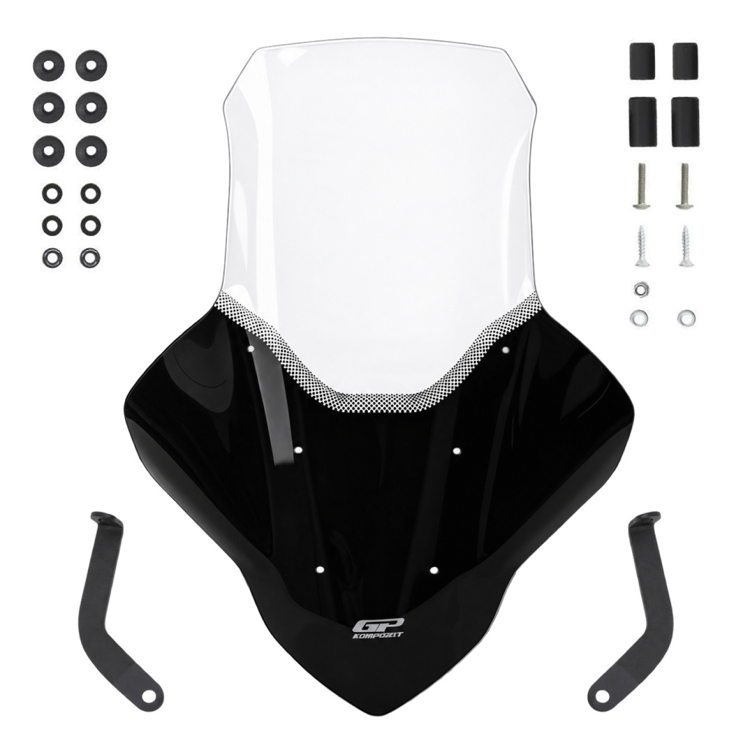 GP Kompozit Yamaha NMAX 125 / 155 2021-2024 Uyumlu Elcikli Uzun Tur Camı Şeffaf - 5