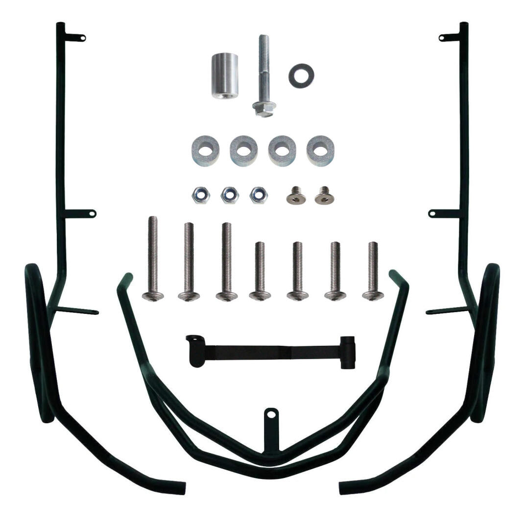 GP Kompozit Yamaha NMAX 125 / 155 2021-2024 Uyumlu Motor Koruma Demiri Siyah - 7