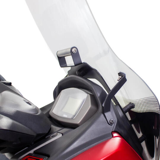 GP Kompozit Yamaha NMAX 125 / 155 2021-2024 Uyumlu Telefon / Navigasyon Tutucu Siyah (1)
