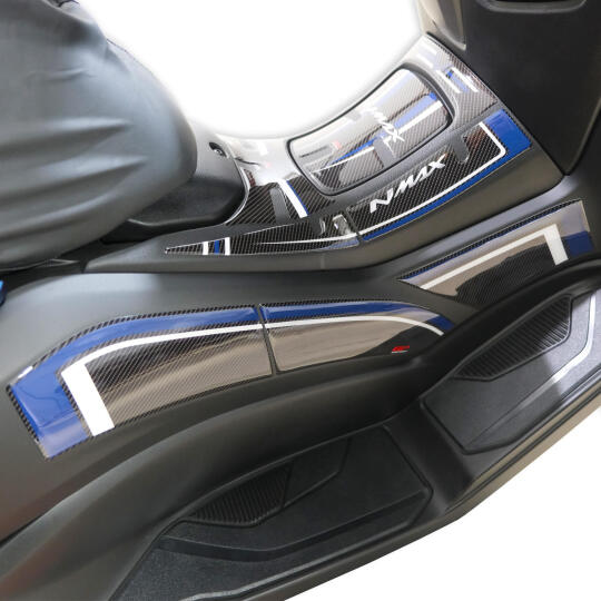 GP Kompozit Yamaha NMAX 125 / 155 2021-2024 Uyumlu Yan Pad Kırmızı - 5